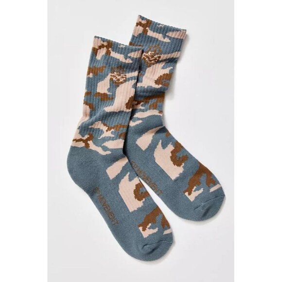 FP Movement by Free People Accessories - NWT Free People FP Movement Blue Camo Tube Socks One Size Style No 82667700